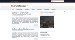 Desktop Screenshot of finanzratgeber24.net