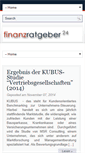 Mobile Screenshot of finanzratgeber24.net